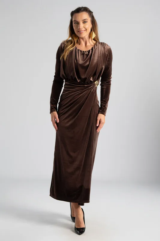 Φόρεμα Velvet Άνοιγμα Πλάι