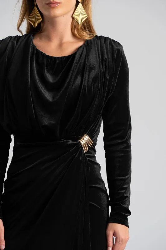 Φόρεμα Velvet Άνοιγμα Πλάι