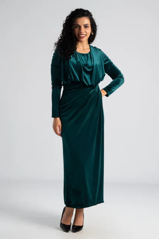 Φόρεμα Velvet Άνοιγμα Πλάι