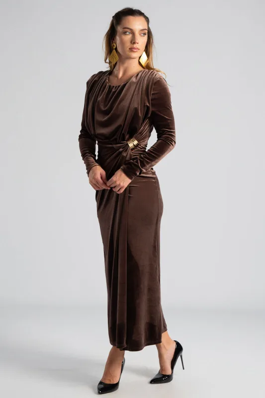 Φόρεμα Velvet Άνοιγμα Πλάι