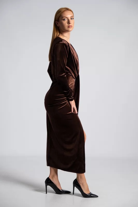 Velvet Dress Body Line