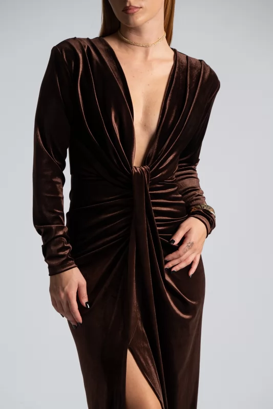 Velvet Dress Body Line