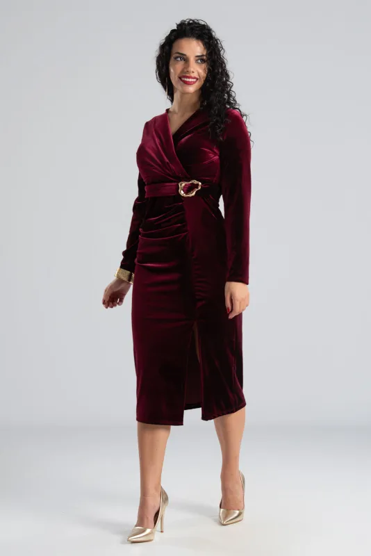 Φόρεμα Velvet Κρουαζέ Άνοιγμα