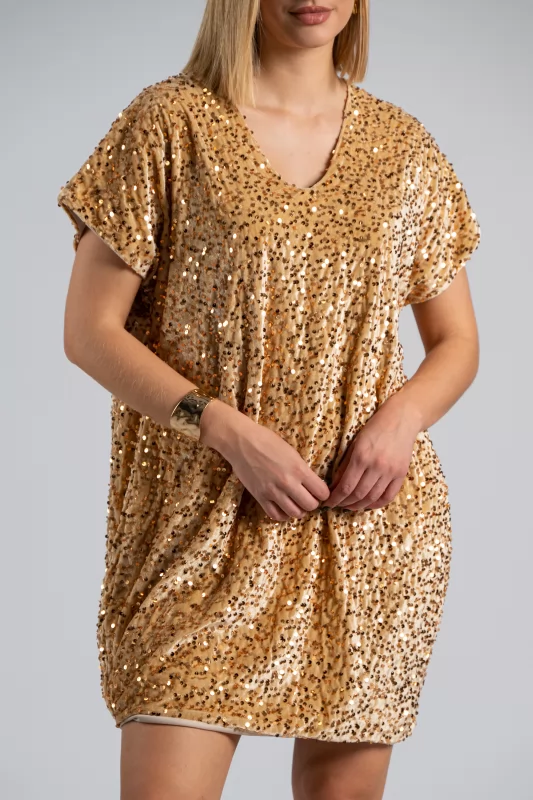 Velvet Dress Sequins