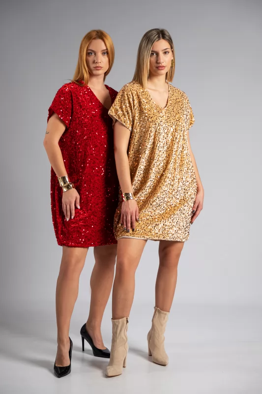 Velvet Dress Sequins