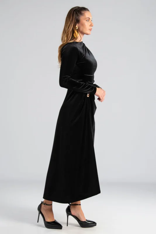 Φόρεμα Velvet Χρυσές Λεπτομέρειες