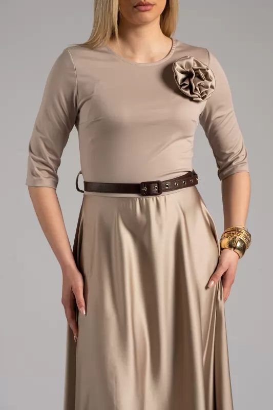 Dress Belt Pin Rose