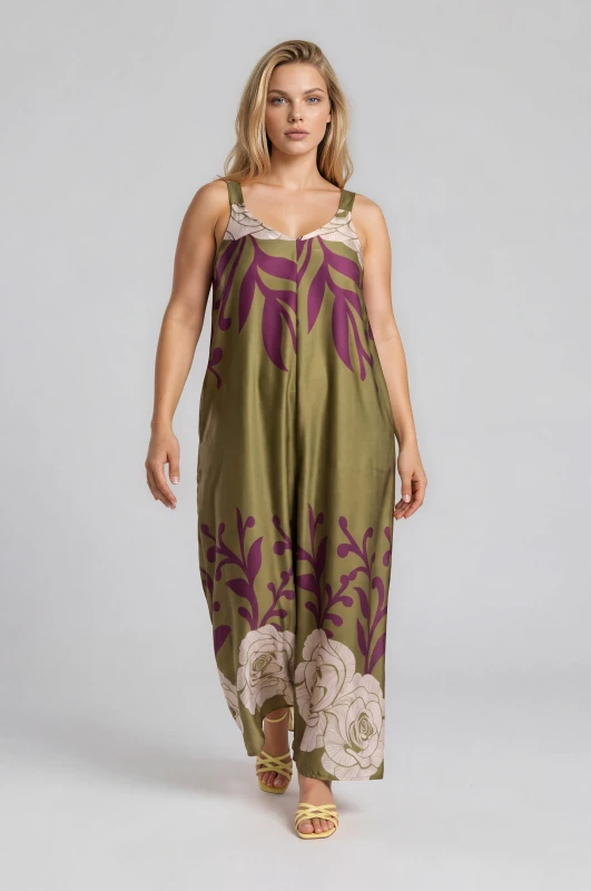 One-Piece Suit Patterned