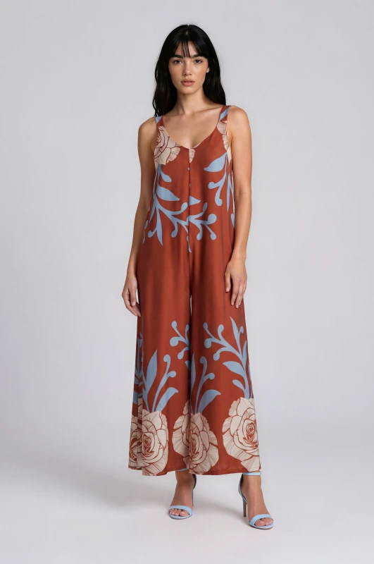 One-Piece Suit Patterned