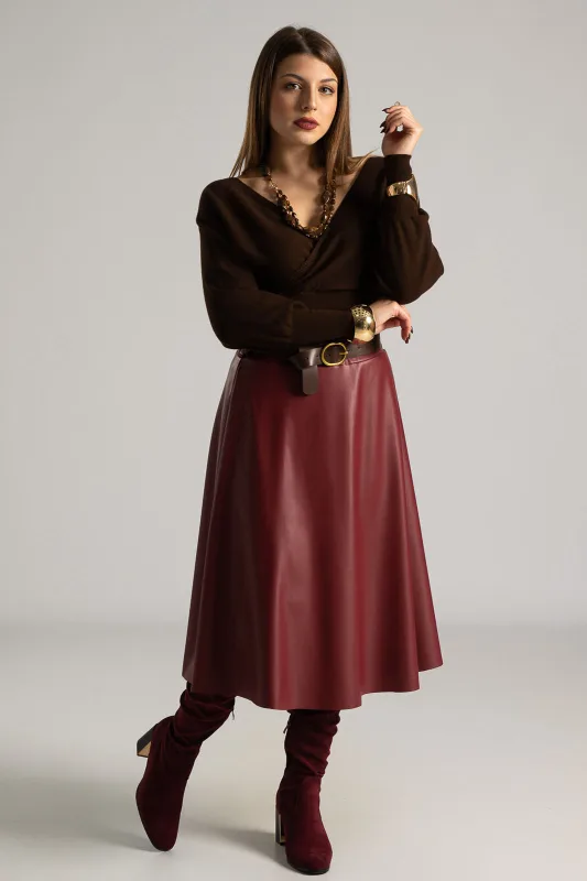 Skirt A-line Leatherette