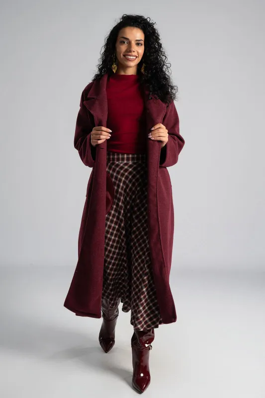 Φούστα Καρώ Κλος Midi