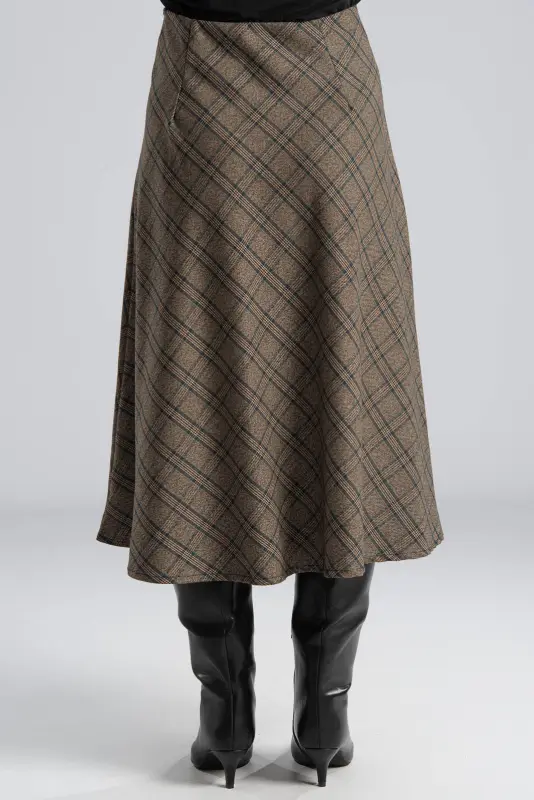 Φούστα Καρό Midi