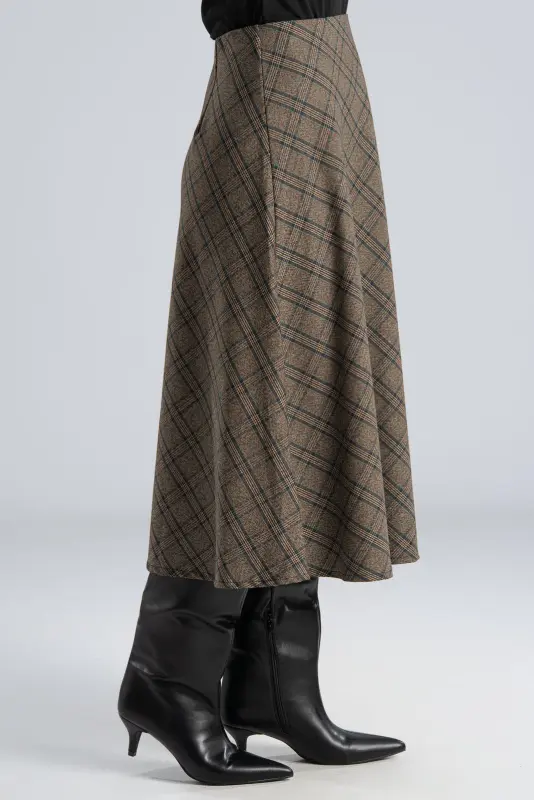 Φούστα Καρό Midi