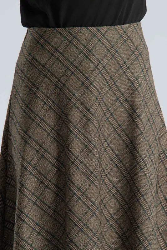 Φούστα Καρό Midi