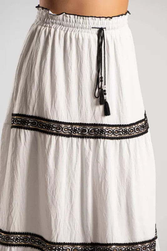 Φούστα Κέντημα Maxi Erato