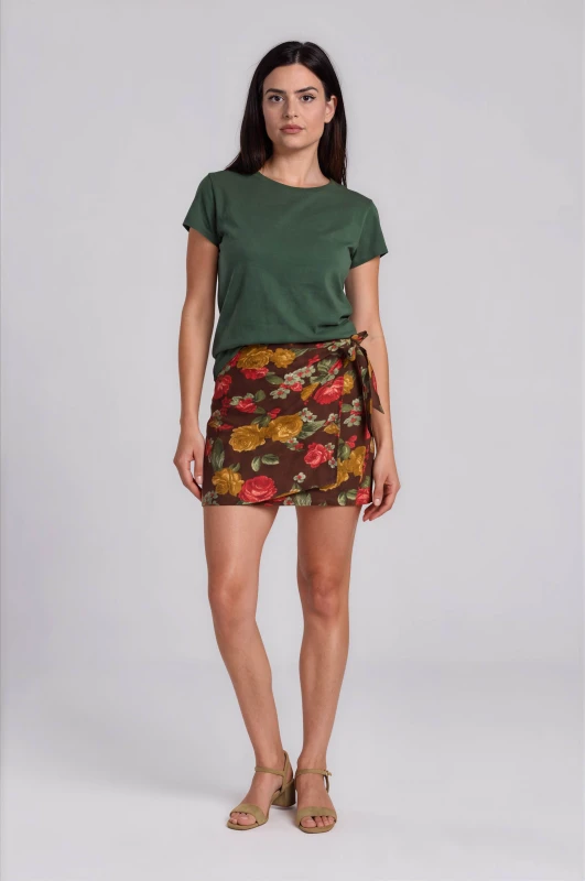 Skirt Wrap Embroidered 