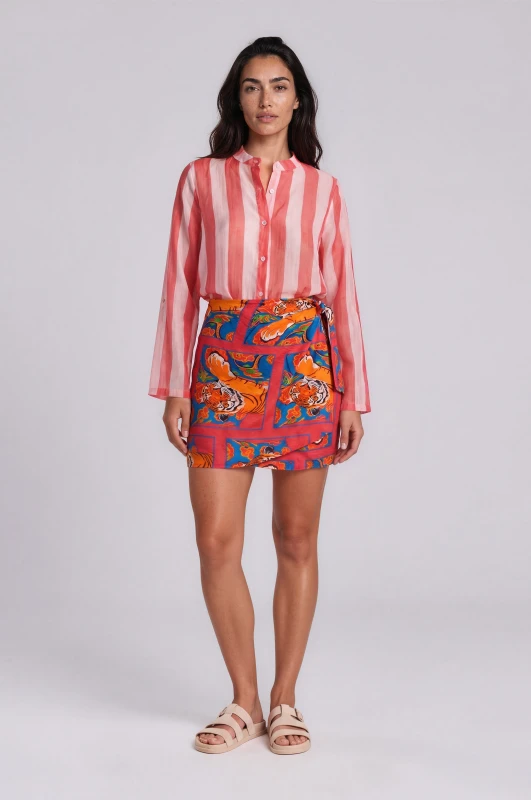 Skirt Wrap Embroidered 