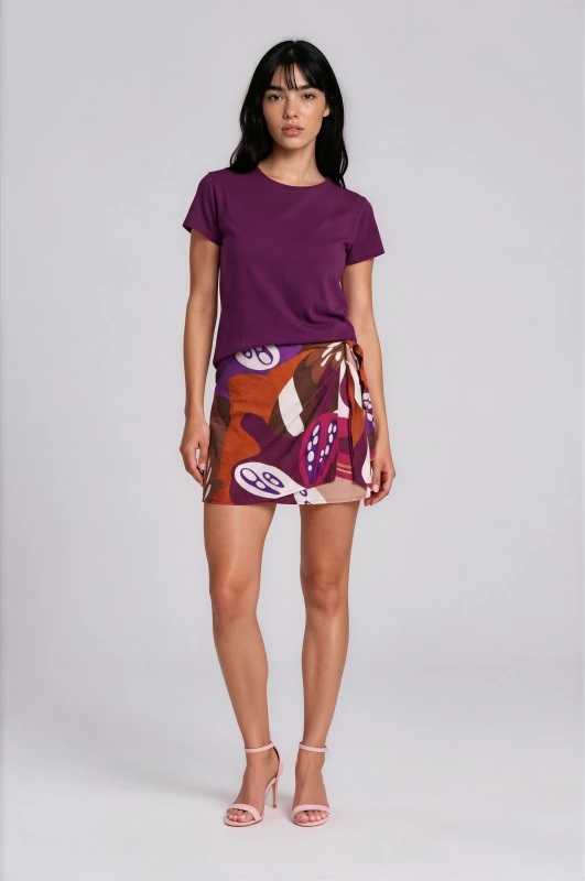 Skirt Wrap Embroidered 