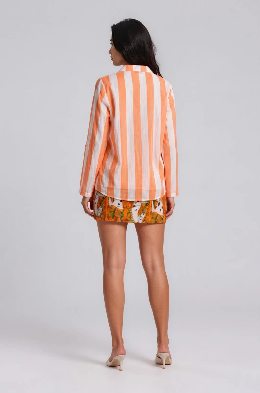 Φούστα Κρουαζέ Εμπριμέ