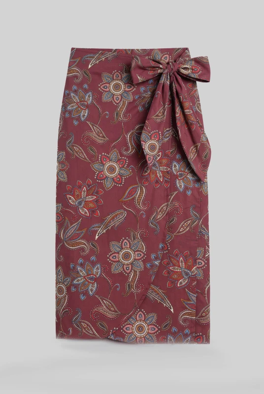 Skirt Wrap Embroidered 