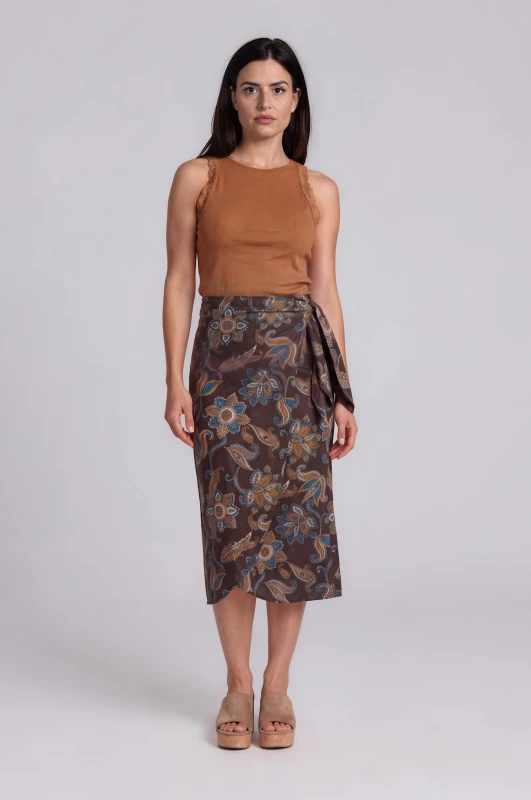 Skirt Wrap Embroidered 