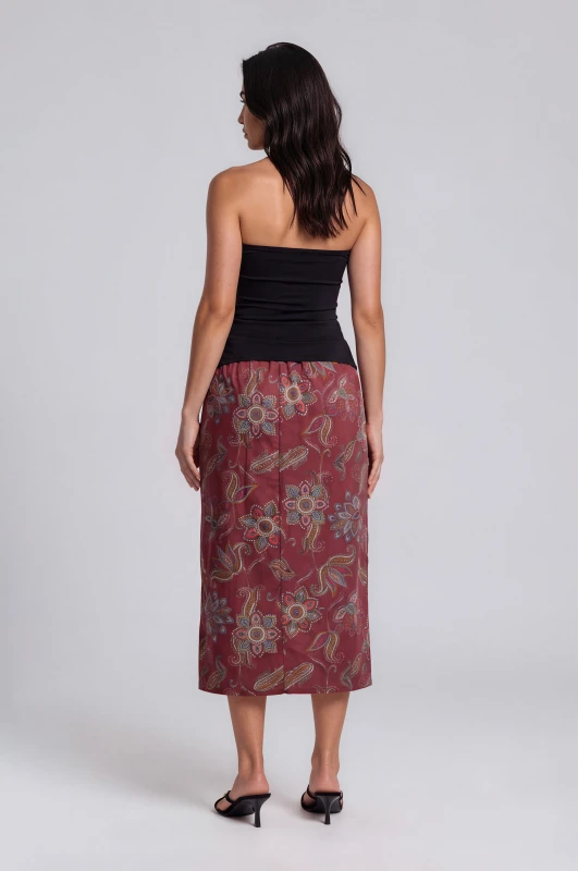 Skirt Wrap Embroidered 