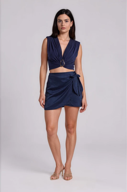 Skirt Wrap Satin 