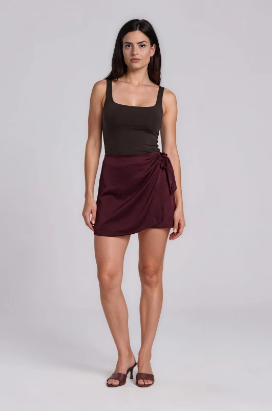 Skirt Wrap Satin 