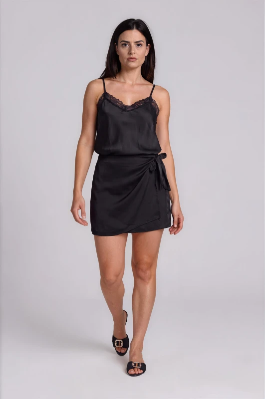 Skirt Wrap Satin 
