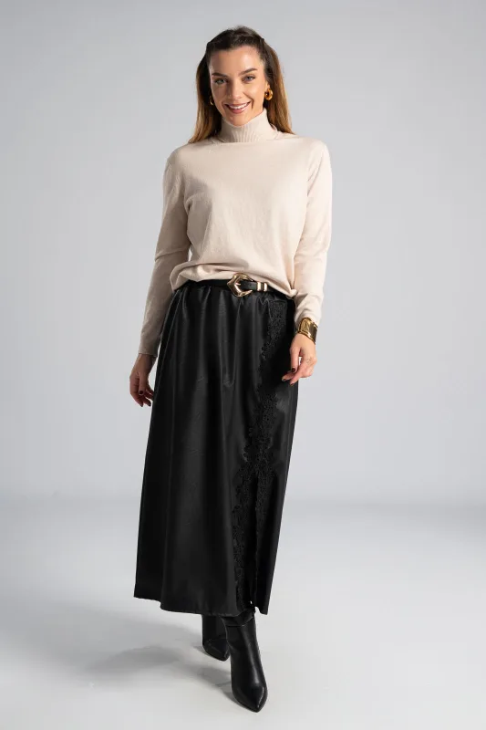 Φούστα Λάστιχο Λεπτομέρεια Δαντέλα