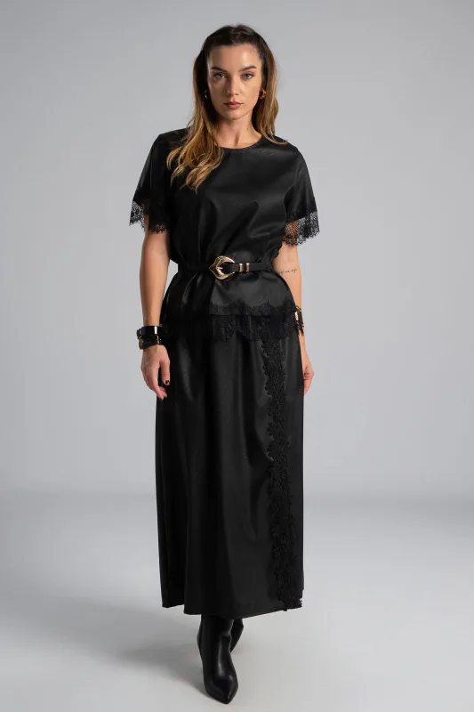 Φούστα Λάστιχο Λεπτομέρεια Δαντέλα