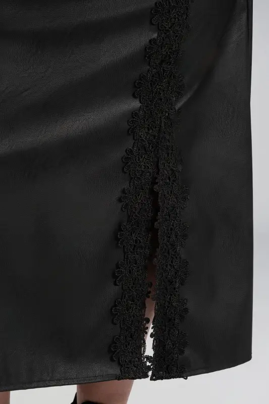 Φούστα Λάστιχο Λεπτομέρεια Δαντέλα