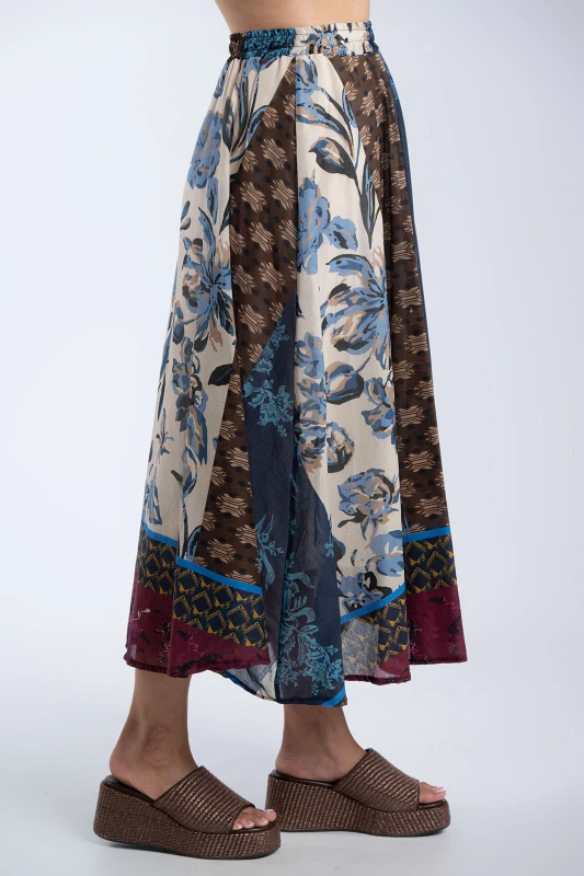 Φούστα Maxi Εμπριμέ Boho