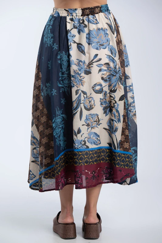 Φούστα Maxi Εμπριμέ Boho