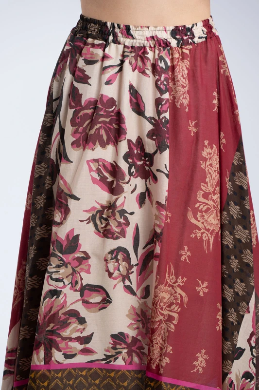 Φούστα Maxi Εμπριμέ Boho