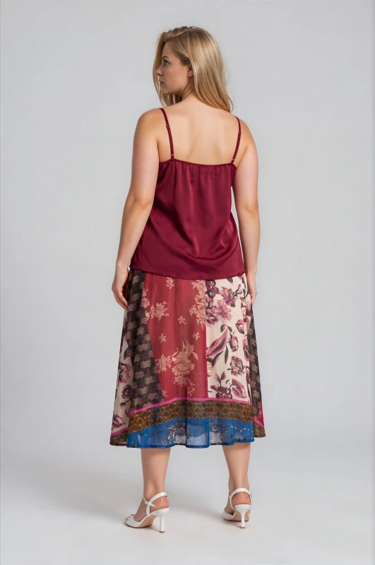 Φούστα Maxi Εμπριμέ Boho