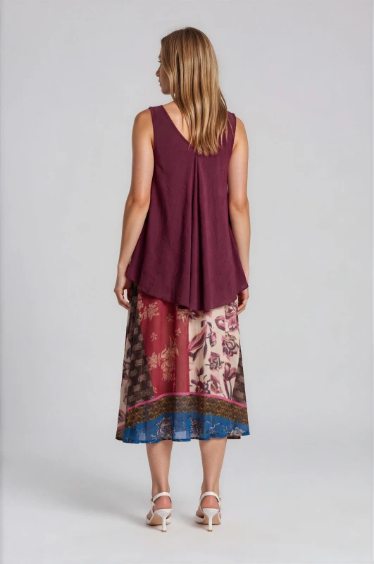 Φούστα Maxi Εμπριμέ Boho