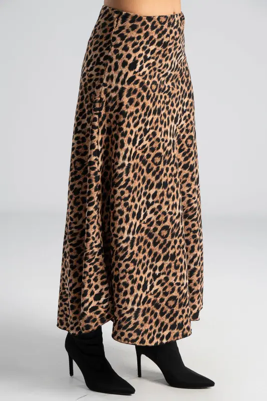 Maxi Leopard Skirt 