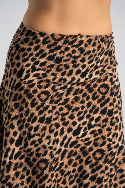 Maxi Leopard Skirt 