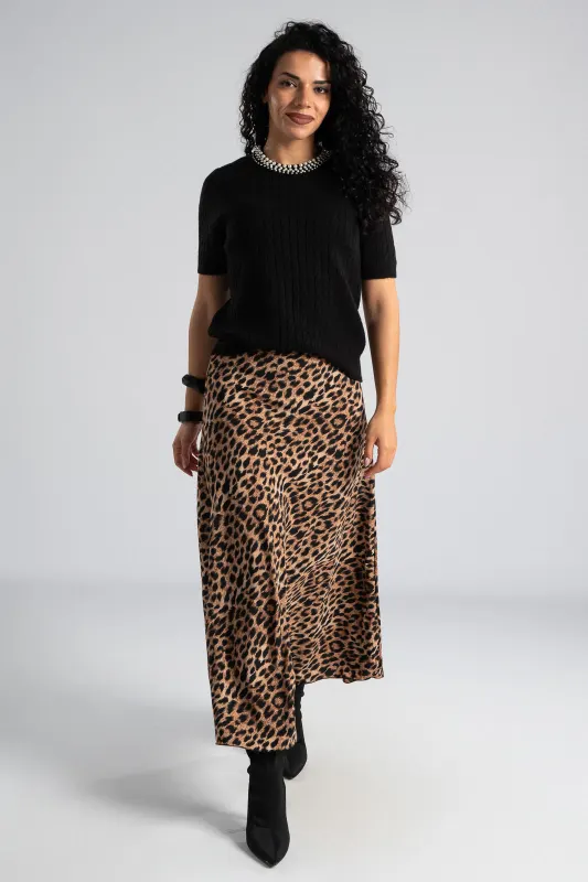 Φούστα Maxi Leopard