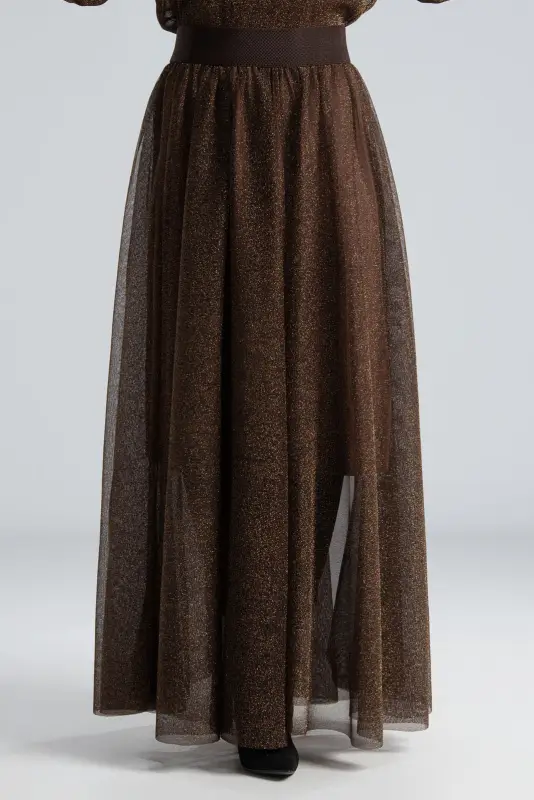 Φούστα Maxi Lurex