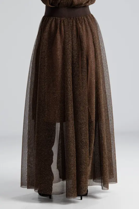 Φούστα Maxi Lurex