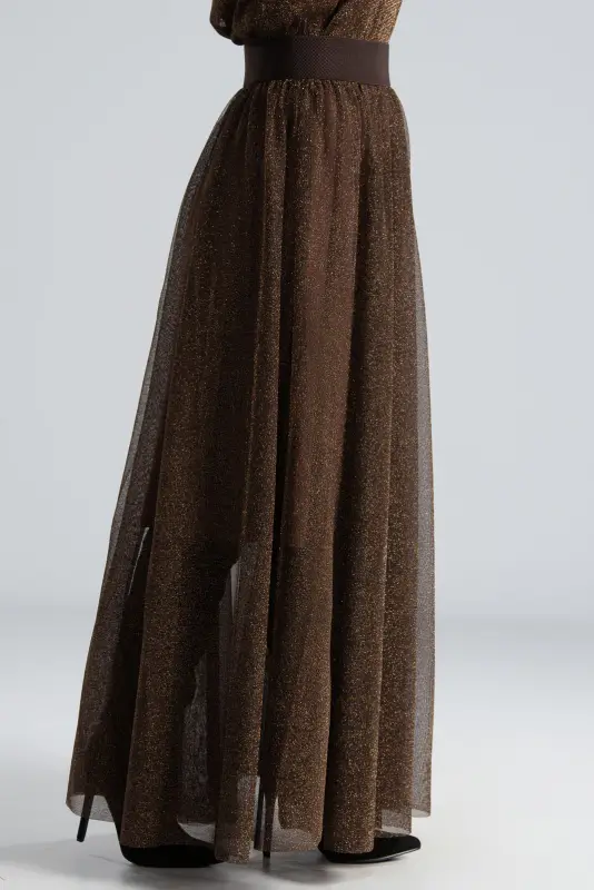 Φούστα Maxi Lurex