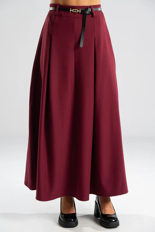 Skirt Pleated Maxi 
