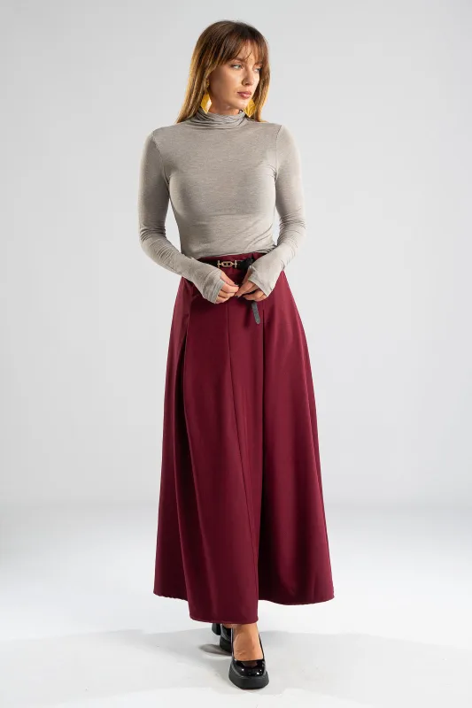 Skirt Pleated Maxi 