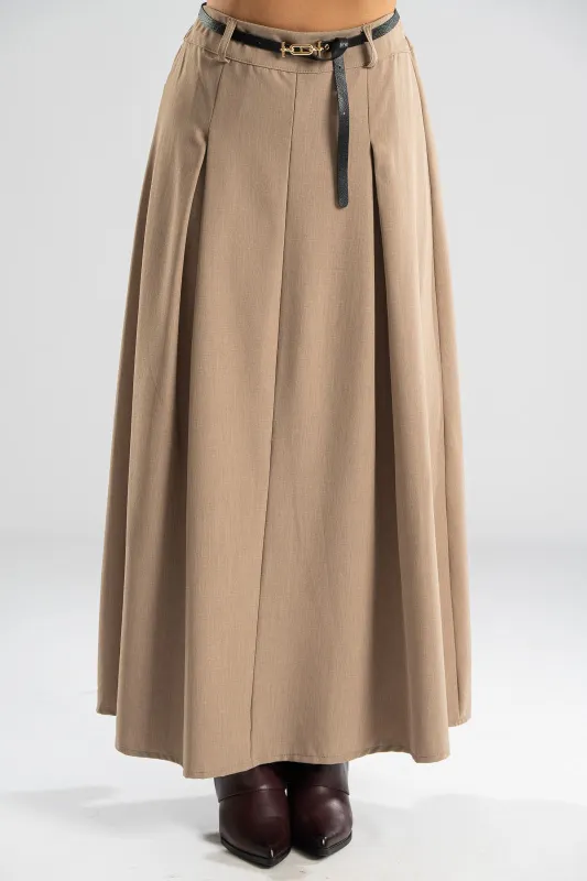 Skirt Pleated Maxi 