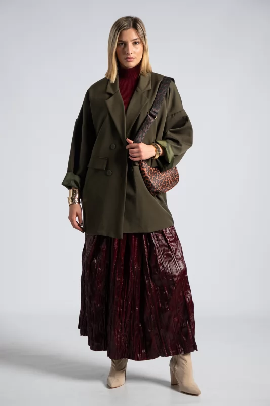 Midi Skirt Leatherette