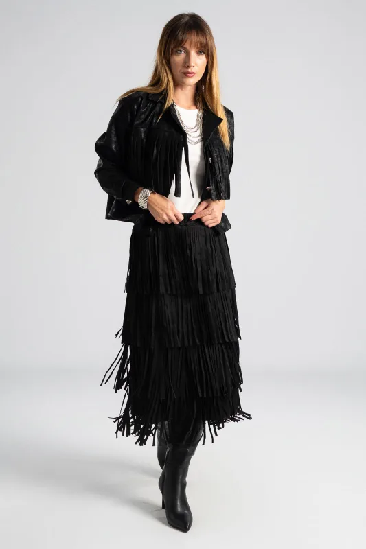 Φούστα Midi Σουέτ Κρόσια