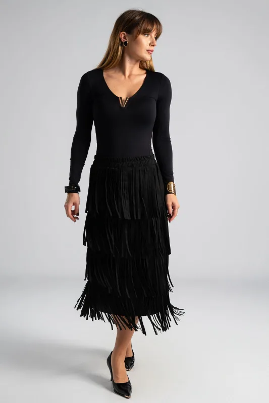 Φούστα Midi Σουέτ Κρόσια