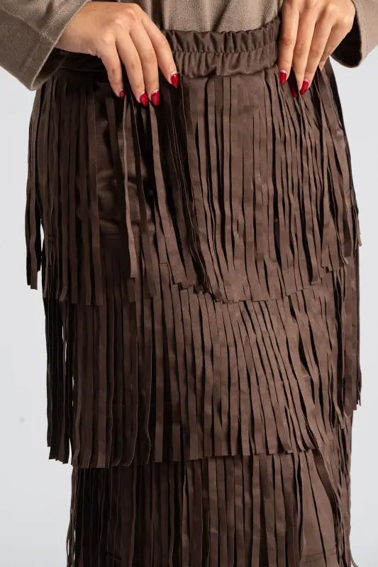 Φούστα Midi Σουέτ Κρόσια